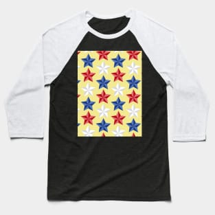 Stars Pattern Baseball T-Shirt